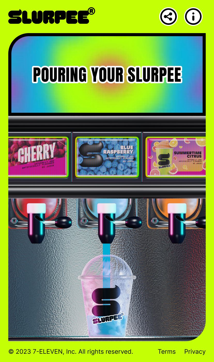 Pouring your Slurpee
